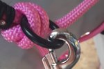 Retrofit rein rings for knotted halter