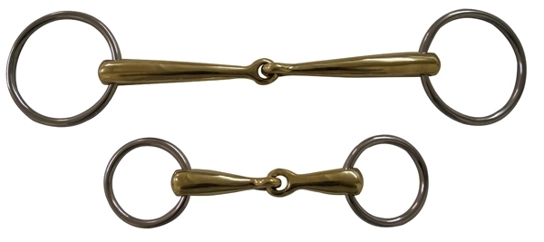 Hollow Mouth Ring snaffle Argentan