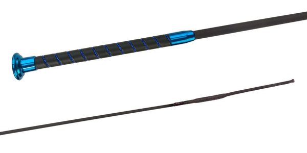 Fleck ECONOMY dressage whip "BLUE Crystal  130cm - contact stock