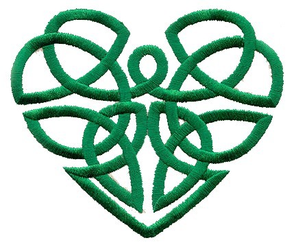 Stickmotiv Keltisches Herz
