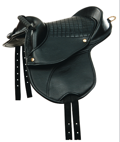 Teddy" children's saddle with ribbed seat