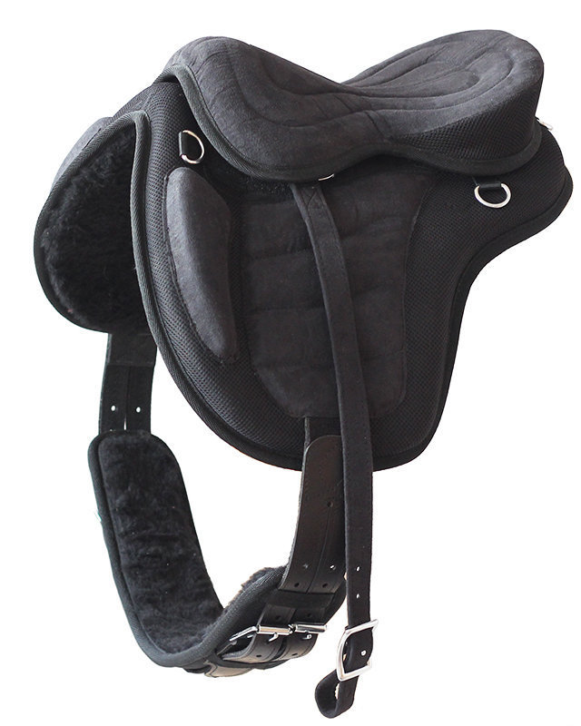 show original title Details about   All purpose treeless synthetic saddle black with Matching stitching Accessories 
