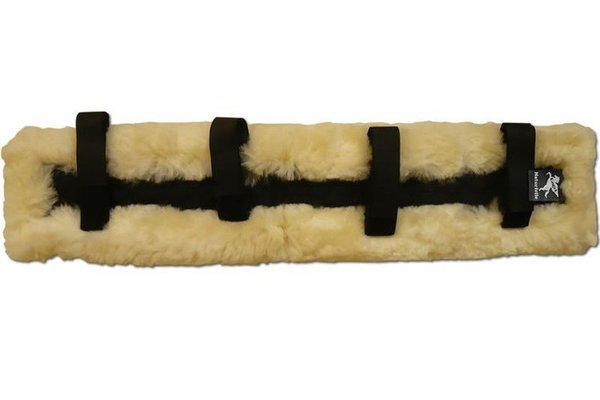 Selet / comb cover harness protector made of lambskin