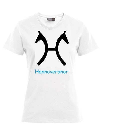 T-Shirt mit Hannover, Hessen oder Holstein Brandzeichen